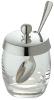 Mustard pot with spoon in silver plated - Ercuis